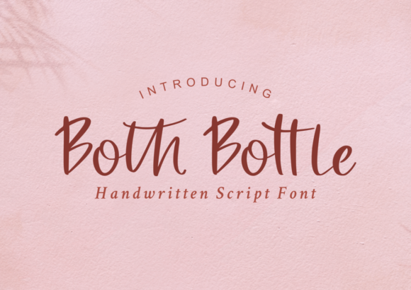 Both Bottle Font Poster 1