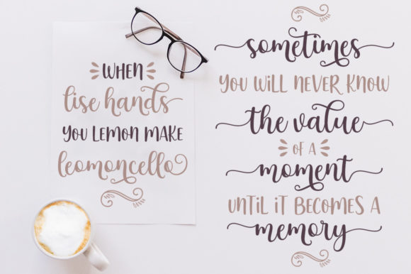Botton Love Duo Font Poster 7