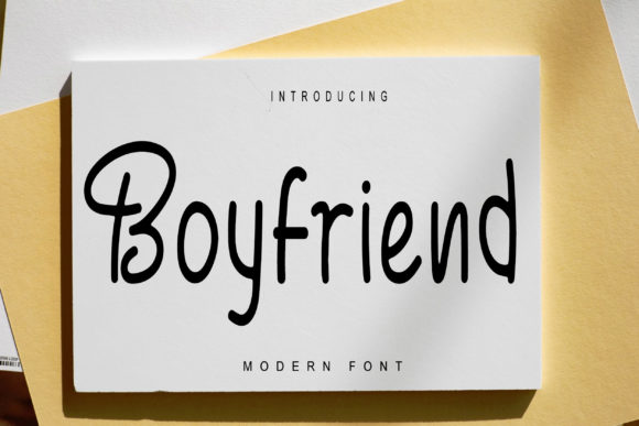 Boyfriend Font