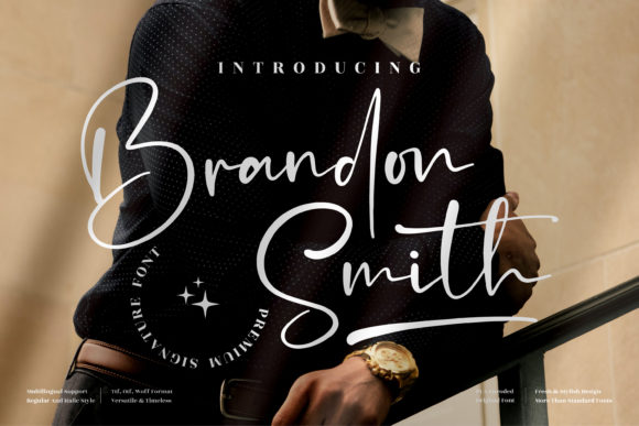 Brandon Smith Font Poster 1