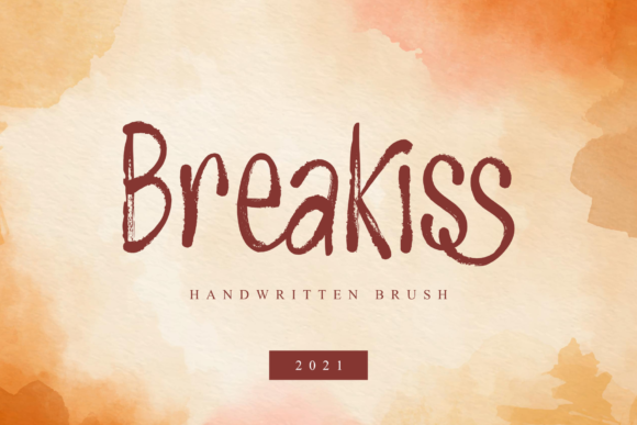 Breakiss Font Poster 1