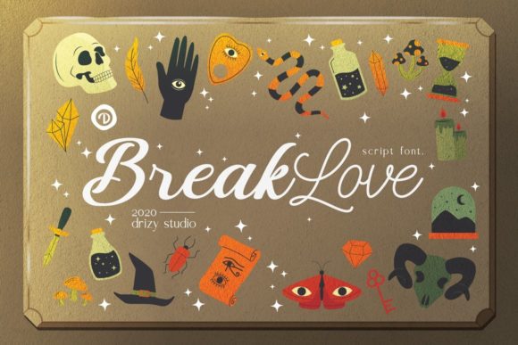BreakLove Font Poster 1