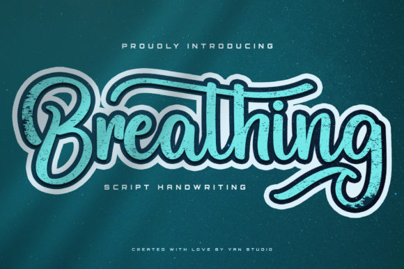 Breathing Font Poster 1