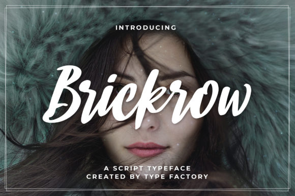 Brickrow Font Poster 1