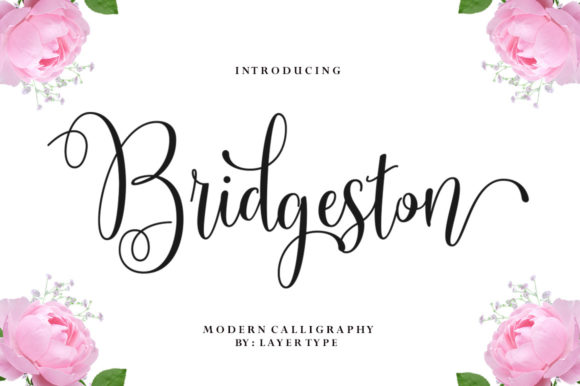 Bridgeston Font Poster 1