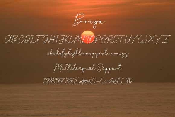 Briga Font Poster 6