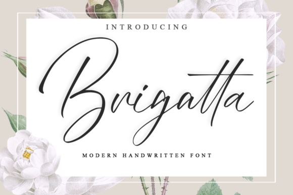 Brigatta Font Poster 1