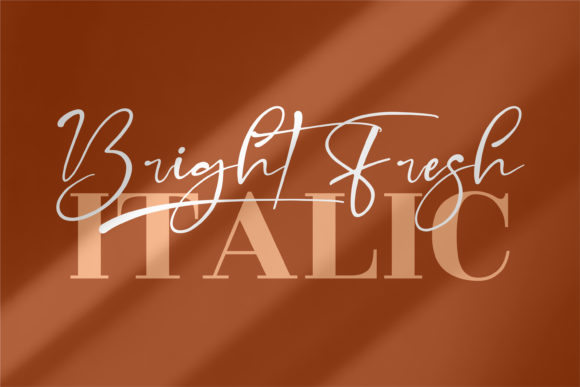 Bright Fresh Font Poster 2