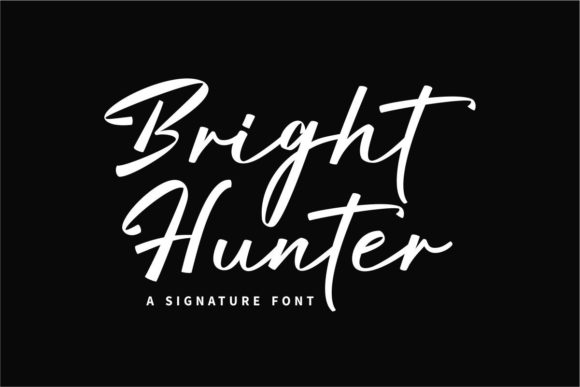 Bright Hunter Font Poster 1