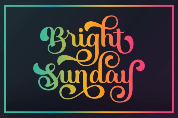 Bright Sunday Font