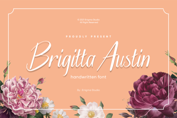 Brigitta Austin Font Poster 1