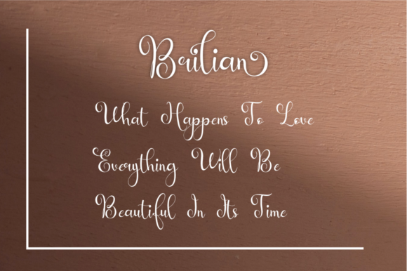 Brilian Font Poster 2