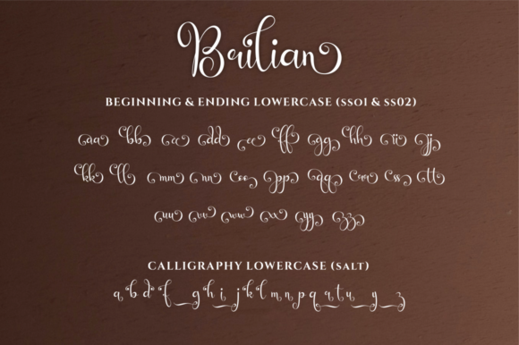 Brilian Font Poster 9