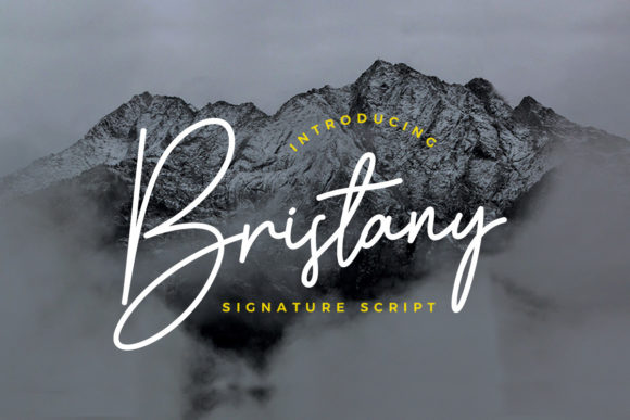 Bristany Font Poster 1