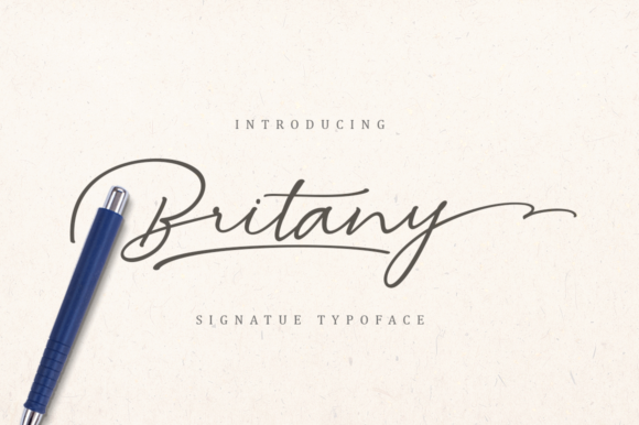 Britany Font Poster 1