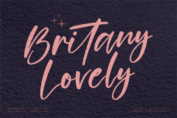 Britany Lovely Font