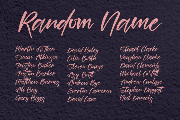 Britany Lovely Font Poster 3