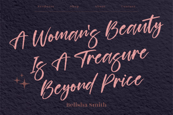 Britany Lovely Font Poster 9