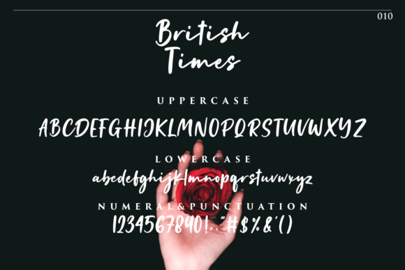 British Times Font Poster 10