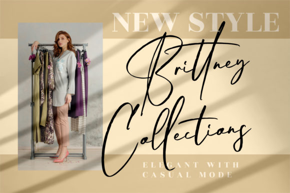 Brittanyhustle Font Poster 3