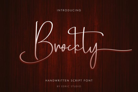 Brockly Font Poster 1