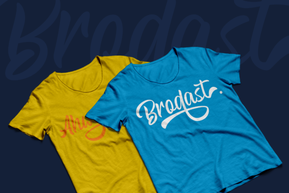 Brodast Font Poster 4