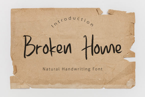 Broken Home Font