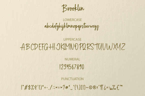 Brooklyn Font Poster 9