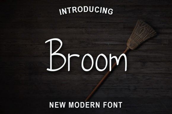 Broom Font Poster 1