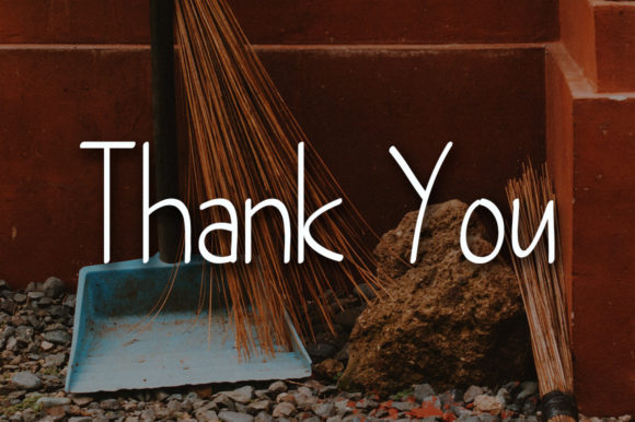 Broom Font Poster 4
