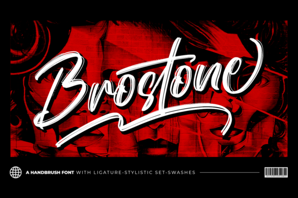 Brostone Font Poster 1