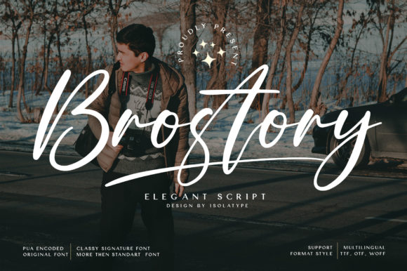 Brostory Font