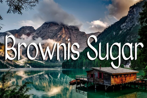 Brownis Sugar Font Poster 1