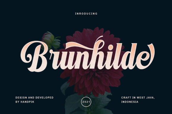 Brunhilde Font Poster 1