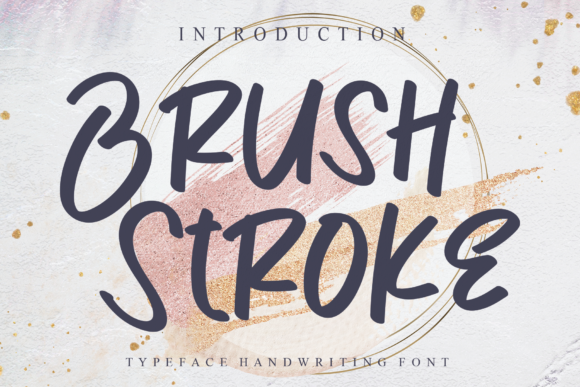 Brush Stroke Font