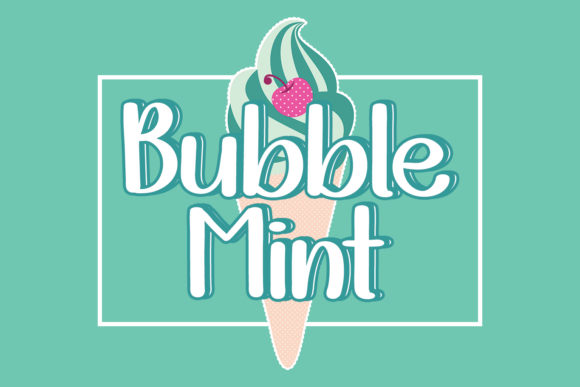 Bubble Mint Font