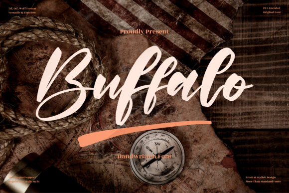 Buffalo Font Poster 1