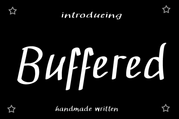 Buffered Font Poster 1