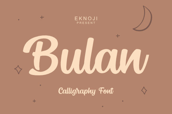 Bulan Font Poster 1