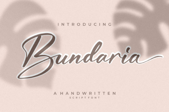 Bundaria Font Poster 1