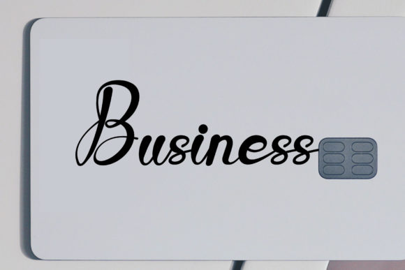 Business Font Poster 1