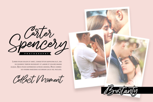 Bustanty Font Poster 4