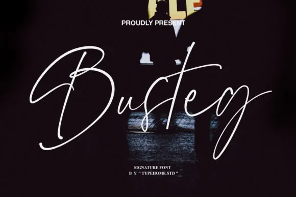 Busteg Font Busteg Font Poster 1