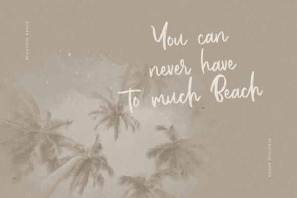 Buster Brush Signature Font Poster 2