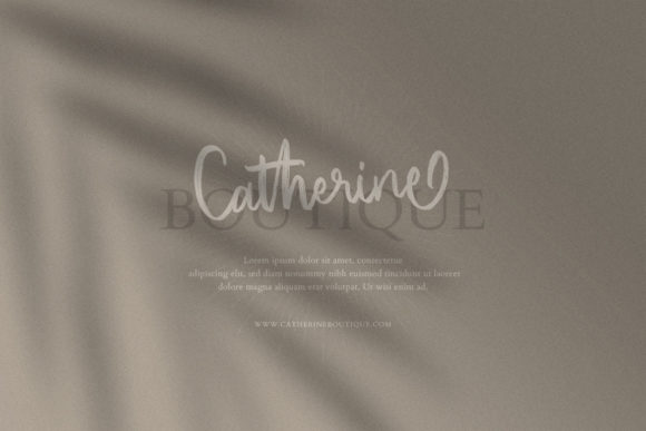 Buster Brush Signature Font Poster 7