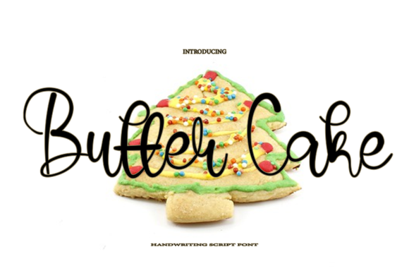 Butter Cake Font Poster 1