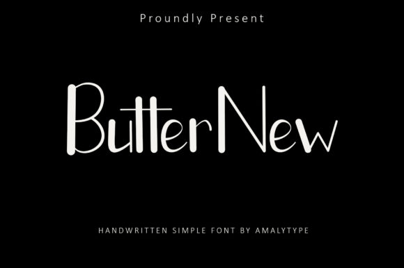 Butter New Font Poster 1