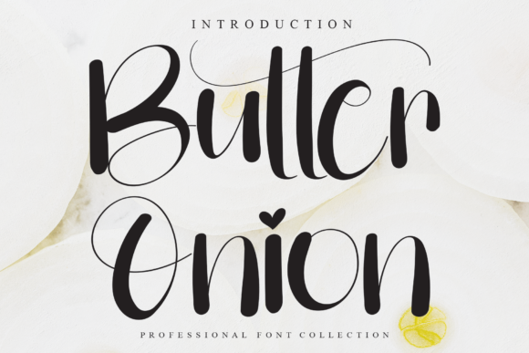 Butter Onion Font Poster 1