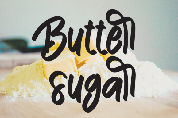 Butter Sugar Font Poster 1
