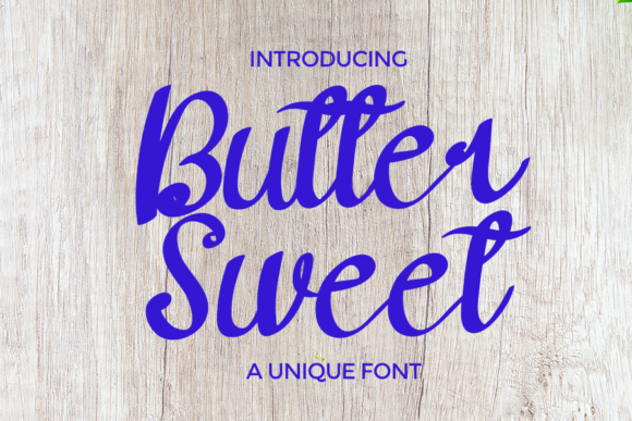 Butter Sweet Font